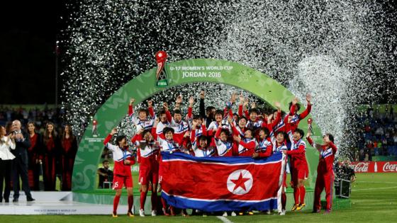 كوريا الشمالية تتوج بكأس العالم لكرة القدم