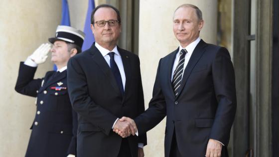 بوتين يعتزم زيارة باريس رغم تصريحات هولاند