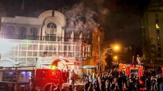إيران: سجن 6 رجال دين حرضوا على اقتحام سفارة السعودية