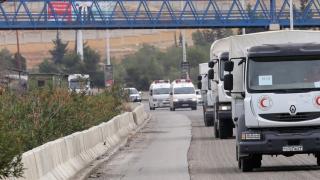 دخول مساعدات إنسانية إلى مضايا والزبداني والفوعة وكفريا