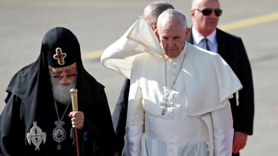 بابا الفاتيكان يدعو من تبيليسي إلى التعايش بين شعوب القوقاز