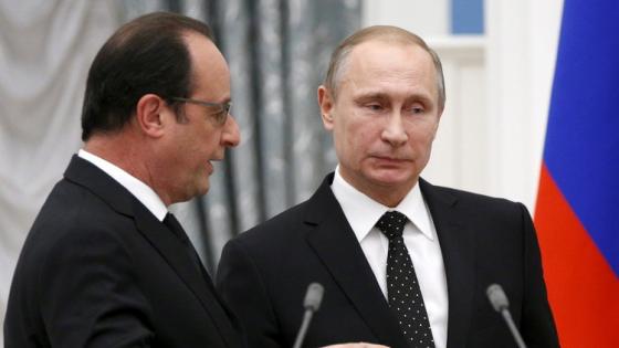 بوتين يقوم بزيارة “مهمة” لباريس لبحث الأزمة السورية