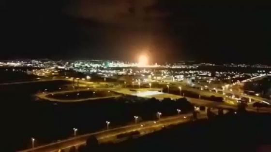 انفجار يهز مصفاة البترول في مدينة حيفا