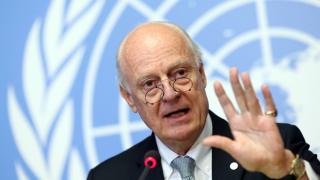 دي ميستورا يرحب بوقف الضربات الجوية في حلب الشرقية