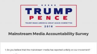 ترامب يختبر وسائل الإعلام الأمريكية عبر استطلاع