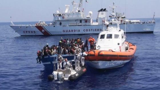 خلال 48 ساعة.. خفر السواحل الإيطالي ينقذ 6000 مهاجر في البحر المتوسط