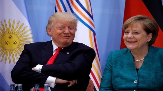 ترامب يشكر ميركل على “التنظيم الممتاز” لقمة “G20”