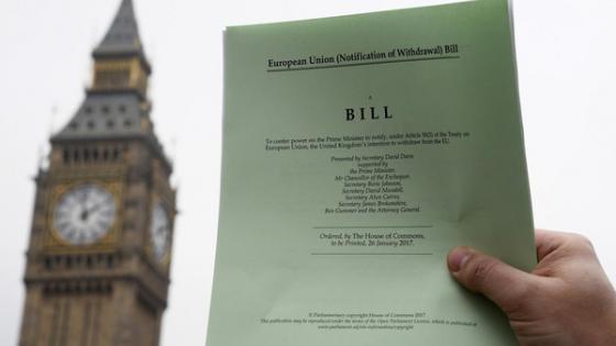 البرلمان البريطاني يطلق يد الحكومة بشكل نهائي للـBrexit