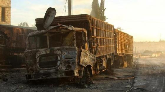 البنتاغون ينفي وجود طائرة للتحالف فوق قافلة مساعدات حلب