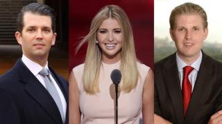 هؤلاء الثلاثة من أبناء ترمب يديرون شركات الرئيس