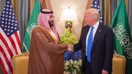 ولي ولي العهد وترمب يبحثان التعاون السعودي الأميركي