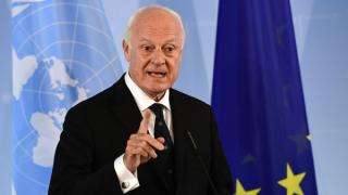 دي ميستورا: من الصعب استئناف المفاوضات السورية مع القصف