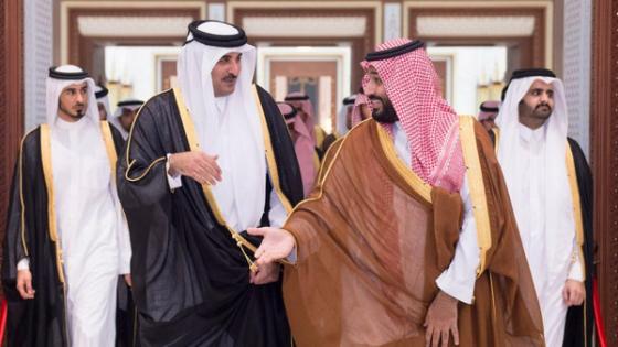 ولي ولي العهد السعودي يعزي أمير قطر بوفاة الشيخ خليفة