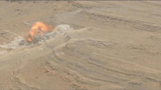 التحالف يقصف مستودعات الأسلحة بجبال طوق صنعاء