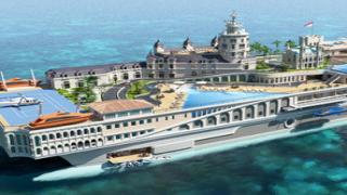 أغلى يخت بالعالم يحمل شوارع موناكو إلى البحر