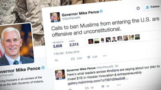 نائب ترمب هاجم دعوته لمنع المسلمين من دخول أميركا